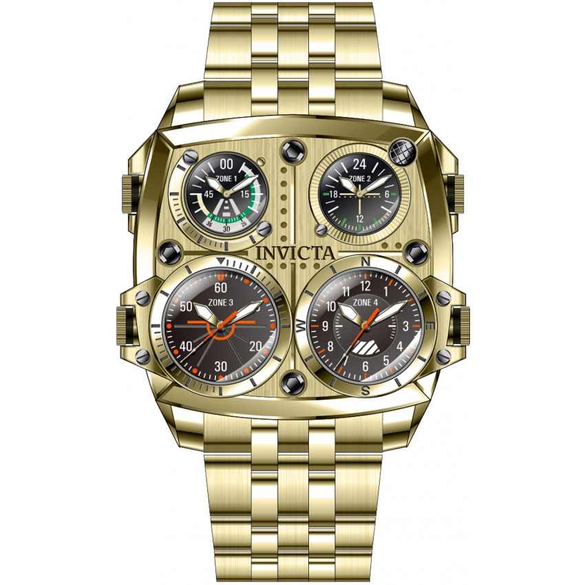 Aviator Zulu Time para hombre, modelo 49604 - Reloj de cuarzo para hombre