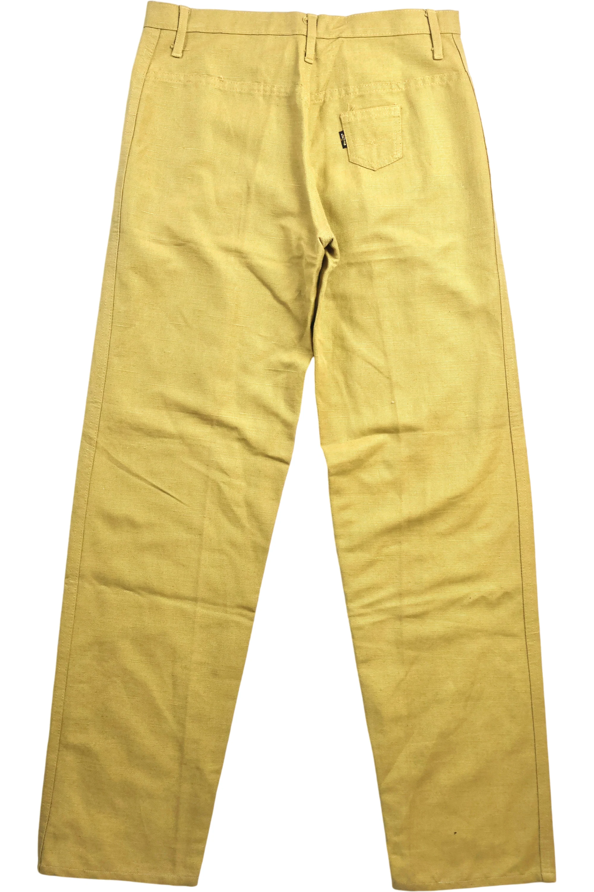 1960s Miss Levi Yellow Denim Jeans